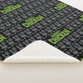 Robot Chicken Silhouette Pattern Sherpa Deken (3/4)