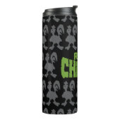 Robot Chicken Silhouette Pattern Thermosbeker (Gedraaid links)