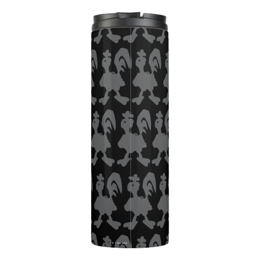 Robot Chicken Silhouette Pattern Thermosbeker (Achterkant)