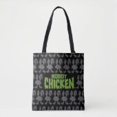 Robot Chicken Silhouette Pattern Tote Bag (Voorkant)