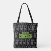 Robot Chicken Silhouette Pattern Tote Bag (Achterkant)
