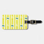 Robot Chicken Stripe Pattern Bagagelabel (Voorkant horizontaal)