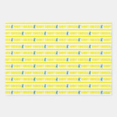 Robot Chicken Stripe Pattern Inpakpapier Vel (Voorkant)