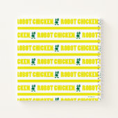 Robot Chicken Stripe Pattern Notitieboek (Achterkant)