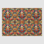 ~ Robot Christmas Wrapping Tissuepapier (Voorkant)