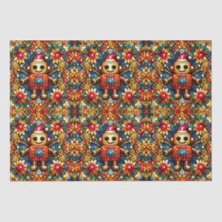 ~ Robot Christmas Wrapping Tissuepapier