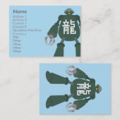 Robot - Chubby Visitekaartje (Voorkant / Achterkant)