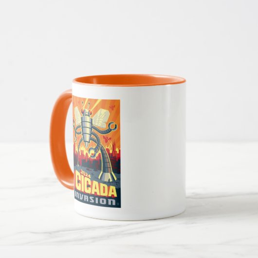 Robot Cicada Mok (Voorkant links)