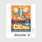Robot Cicada Sticker (Vel)