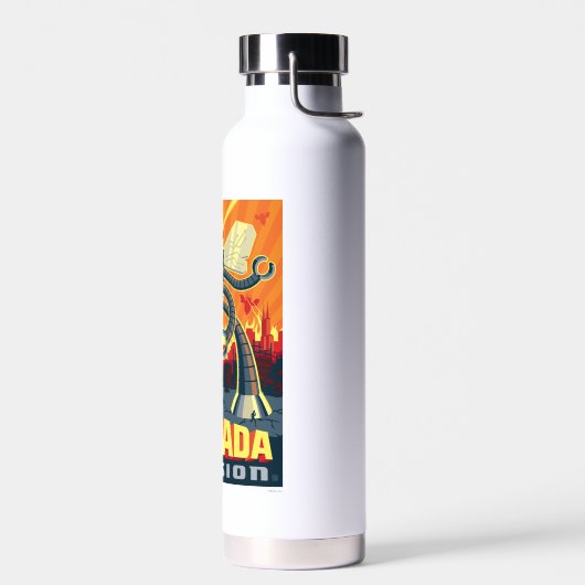 Robot Cicada Waterfles (Links)