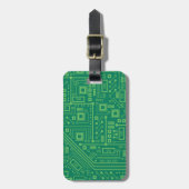 Robot Circuit Board Bagagelabel (Voorkant verticaal)