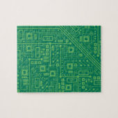 Robot Circuit Board Legpuzzel (Horizontaal)