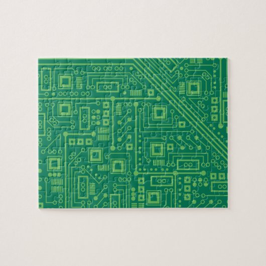 Robot Circuit Board Legpuzzel (Horizontaal)