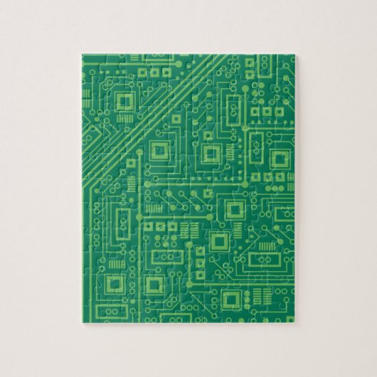 Robot Circuit Board Legpuzzel (Verticaal)