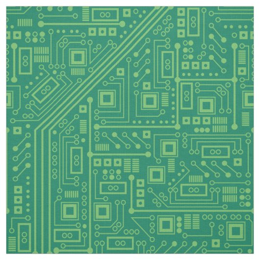 Robot Circuit Board Stof (Swatch)