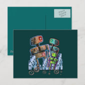 Robot City Briefkaart (Voorkant / Achterkant)