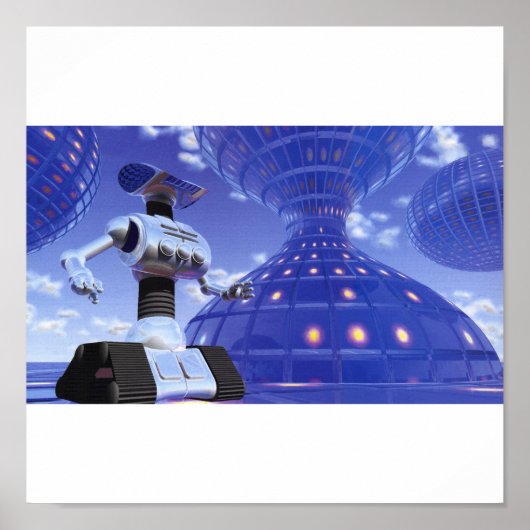 Robot City Poster (Voorkant)