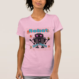  Robot Classic Funny Aangevallen door schattigheid T-shirt