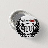 Robot Club pin Ronde Button 3,2 Cm (Voorkant /achterkant)