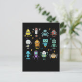 Robot Collectie Funny Robotics Briefkaart (Staand voorkant)