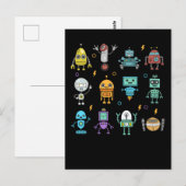 Robot Collectie Funny Robotics Briefkaart (Voorkant / Achterkant)
