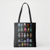 Robot Collection Science Technology Robots Tote Bag (Voorkant)