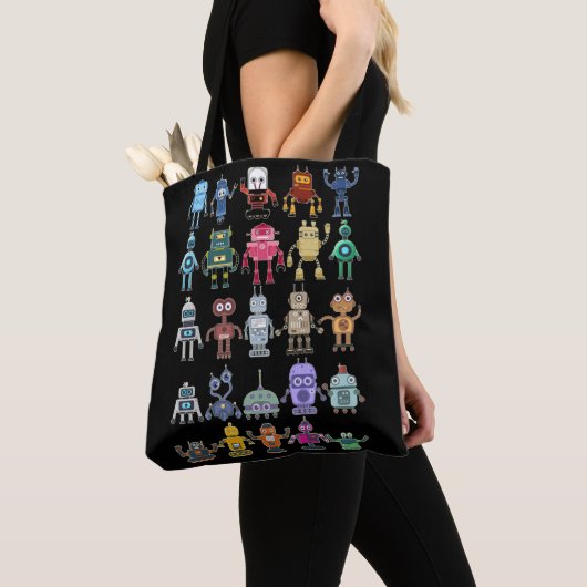 Robot Collection Science Technology Robots Tote Bag (Dichtbij)