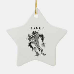 Robot Coney Versiering Keramisch Ornament
