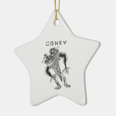 Robot Coney Versiering Keramisch Ornament (Links)