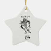 Robot Coney Versiering Keramisch Ornament (Achterkant)