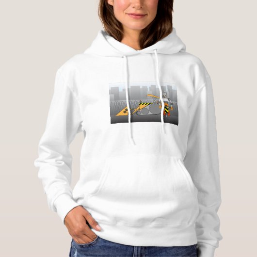 Robot Construction Worker Hoodie (Voorkant)