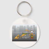 Robot Construction Worker Sleutelhanger (Voorkant)