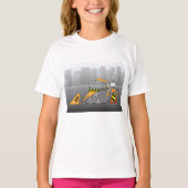 Robot Construction Worker T-shirt (Voorkant)
