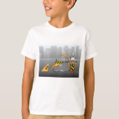 Robot Construction Worker T-shirt (Voorkant)