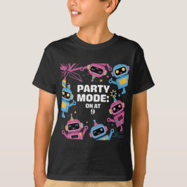 Robot Cool Trendy Kinderen Verjaardag T-shirt