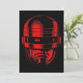 Robot Cop Helmet Kaart (Staand voorkant)