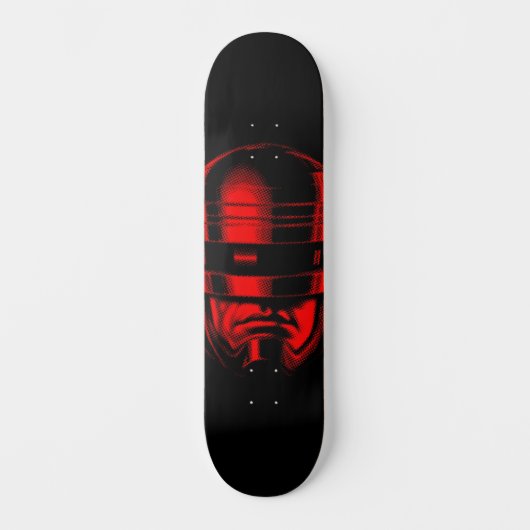Robot Cop Helmet Persoonlijk Skateboard (Voorkant)