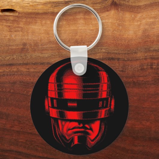 Robot Cop Helmet Sleutelhanger (Voorkant)