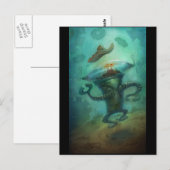 Robot Cowboy Briefkaart (Voorkant / Achterkant)