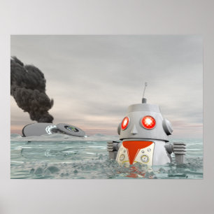 Robot Crash op Zee Poster