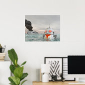 Robot Crash op Zee Poster (Thuiskantoor)