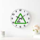 Robot Crossing Warning Sign Grote Klok (Huis)