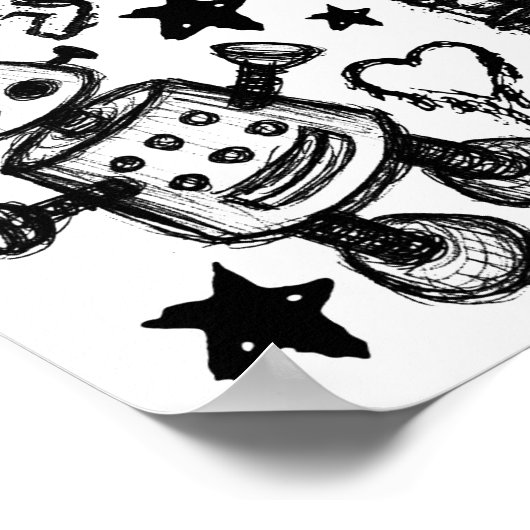 Robot Crowd Poster (Hoek)