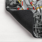 Robot Cyborg Tyrannosaurus    DinosaurMouse Pad Muismat (Hoek)