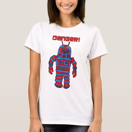 Robot Danger. T-shirt (Voorkant)