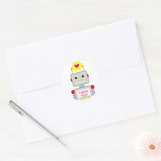 Robot Dank u Stickers (Envelop)