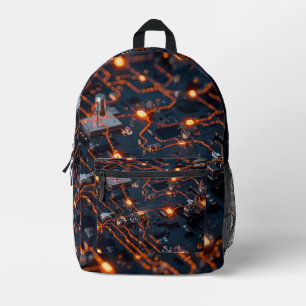 Robot Design Rugzak – Trendy Tech Stijl Tas
