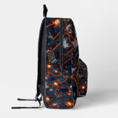 Robot Design Rugzak – Trendy Tech Stijl Tas (Links)