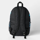 Robot Design Rugzak – Trendy Tech Stijl Tas (Achterkant)
