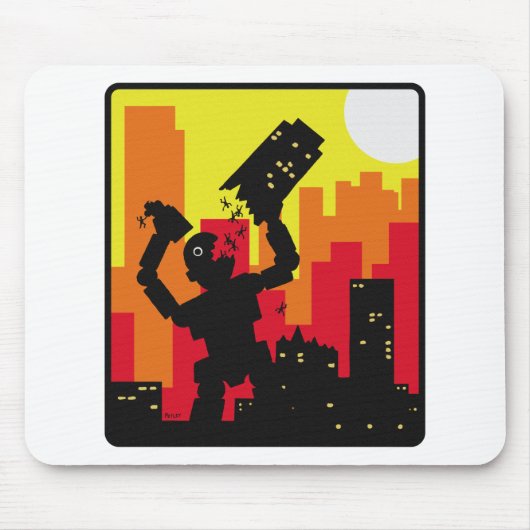 Robot Destroy Muismat (Voorkant)